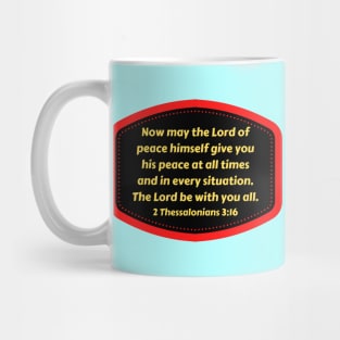 Bible Verse 2 Thessalonians 3:16 Mug